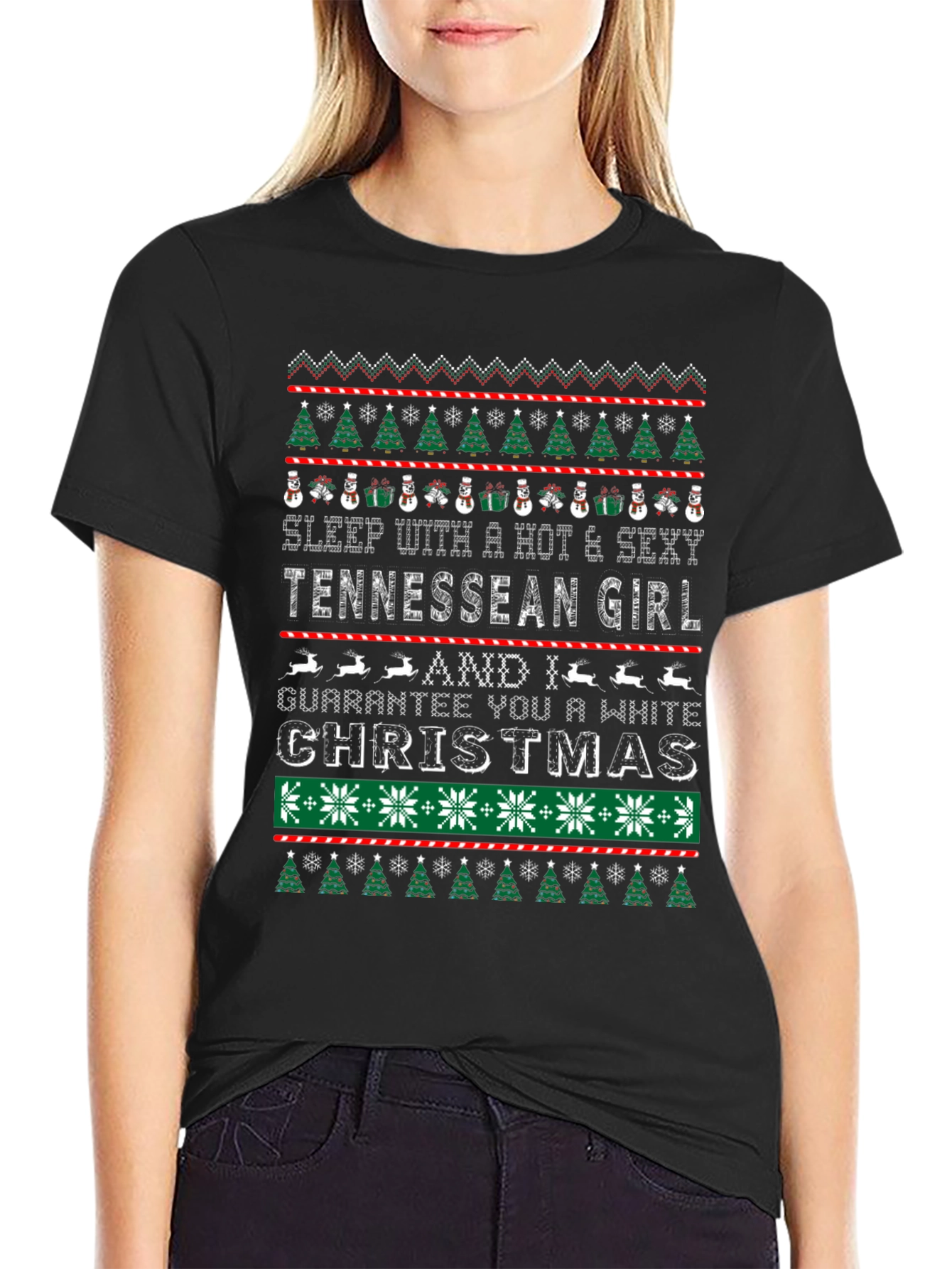 Tennessee Christmas Graphic T-Shirt