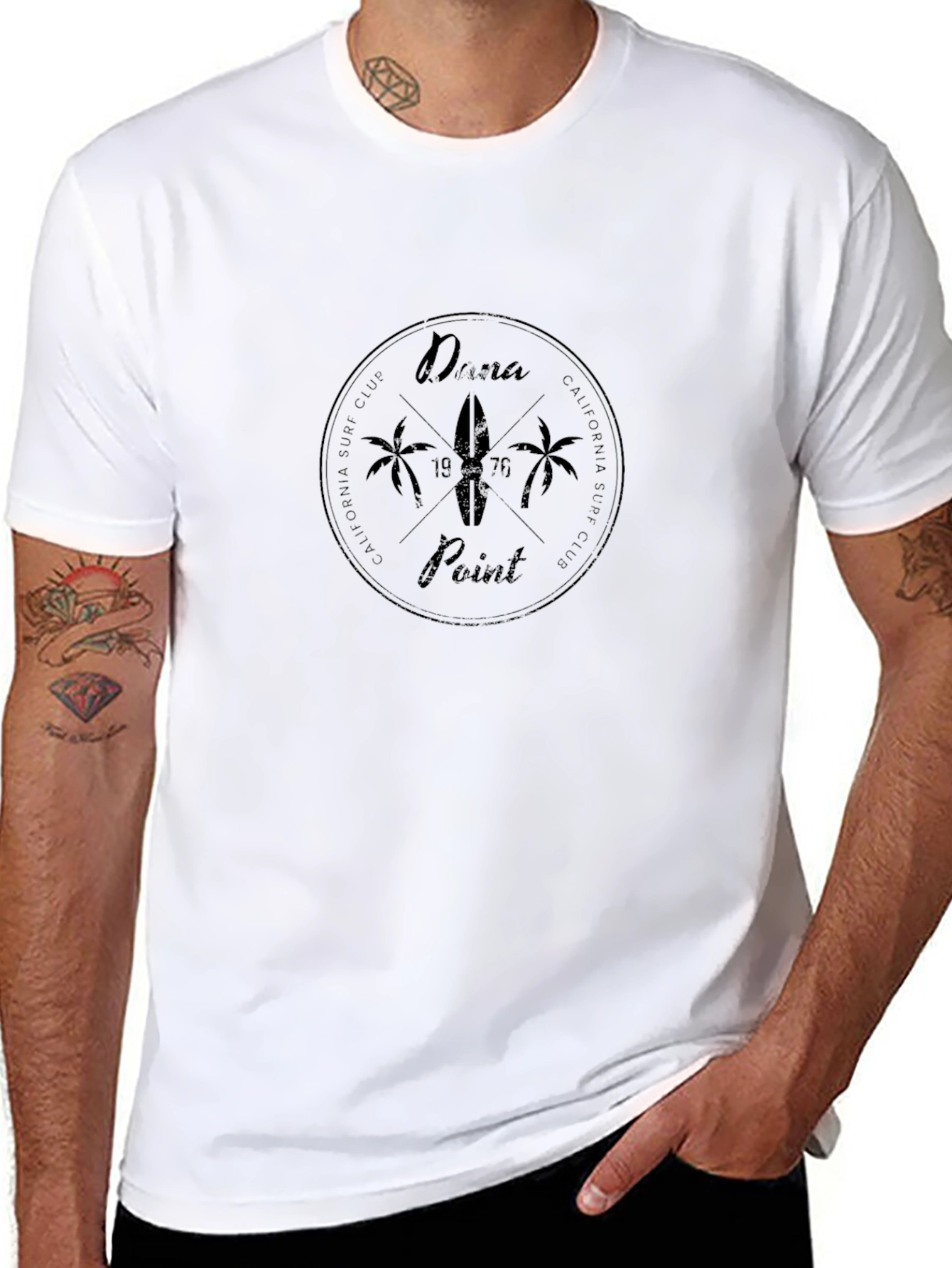 Dana Point Surf Club Black T-Shirt