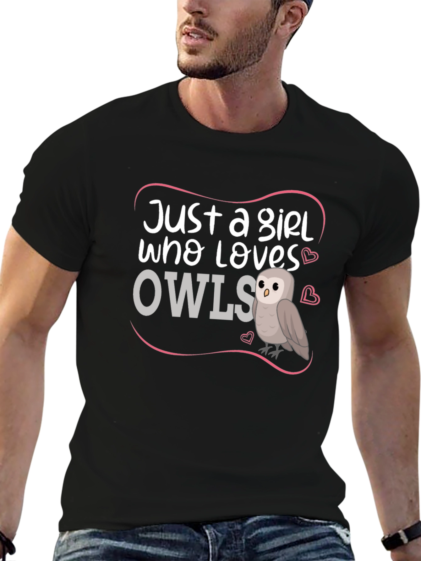 Just a Girl Who Loves Owls T-Shirt