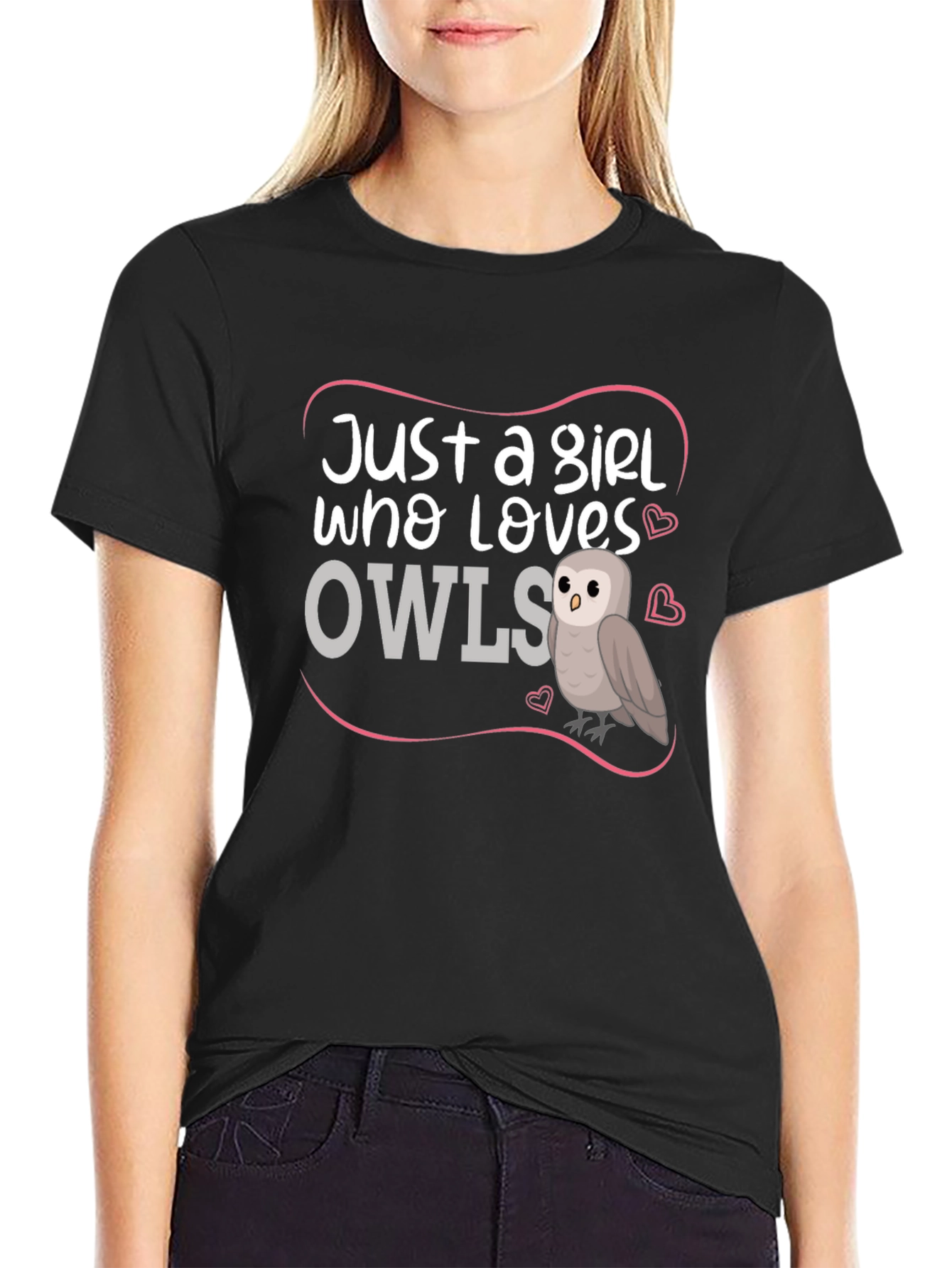 Just a Girl Who Loves Owls T-Shirt