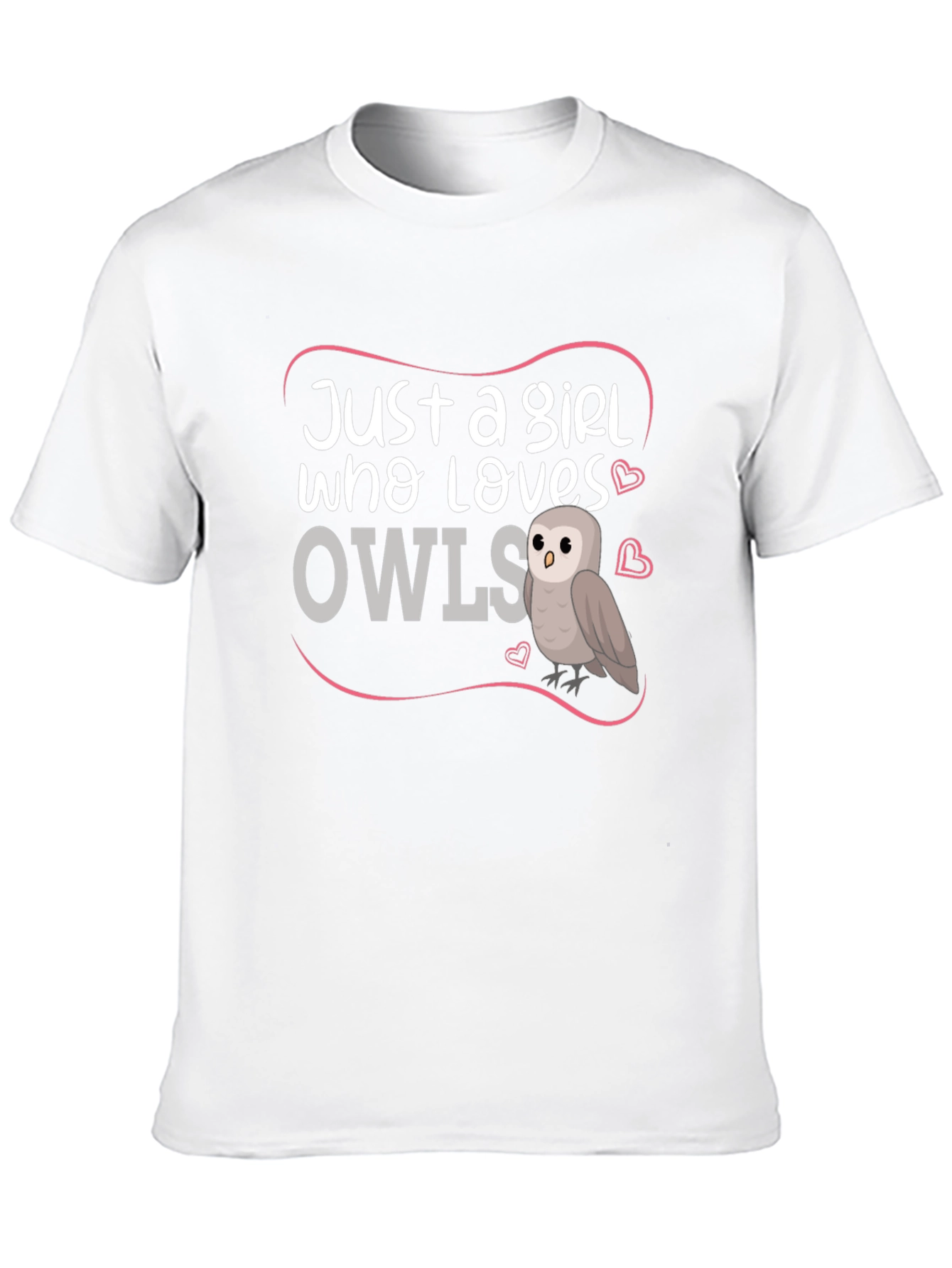 Just a Girl Who Loves Owls T-Shirt