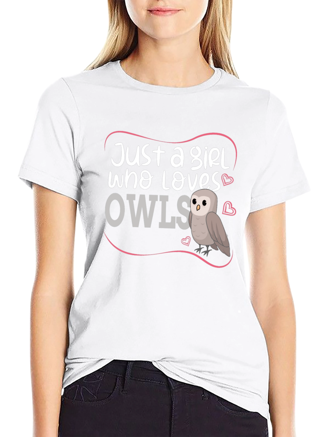 Just a Girl Who Loves Owls T-Shirt