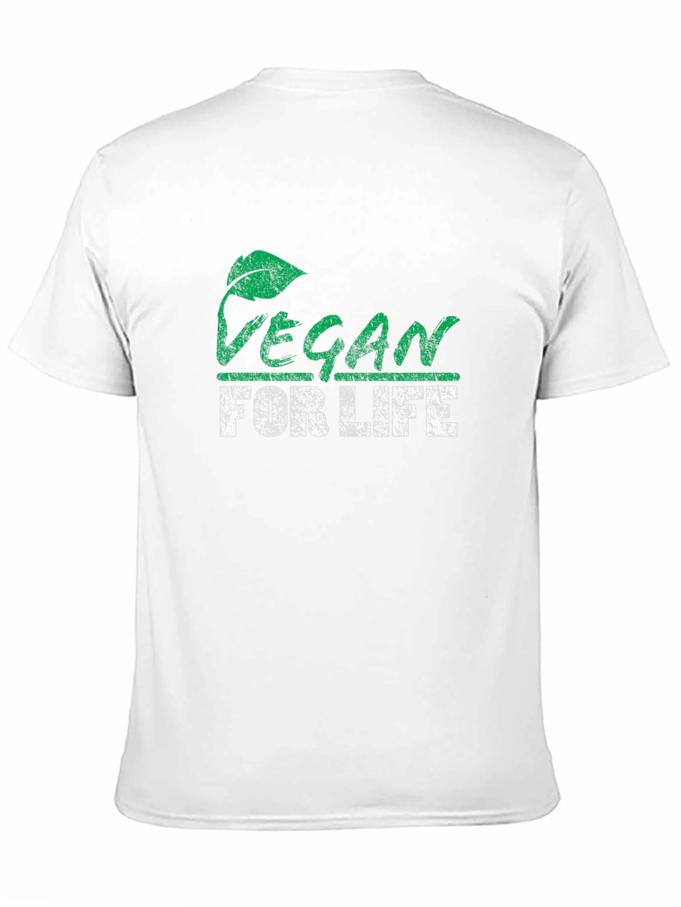 Vegan for Life Graphic Tee - Black