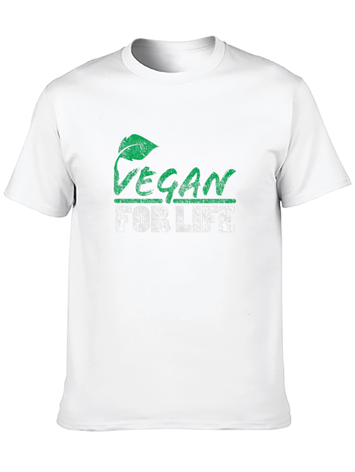 Vegan for Life Graphic Tee - Black