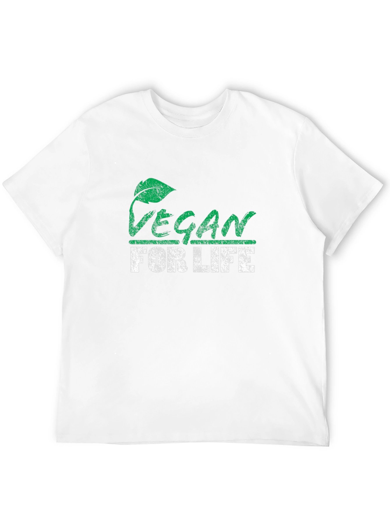 Vegan for Life Graphic Tee - Black