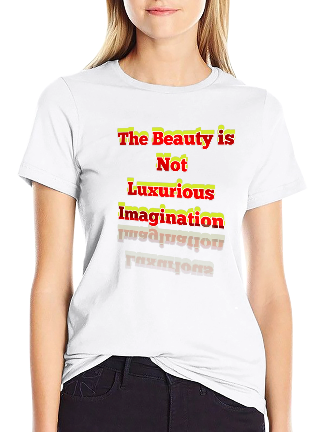 Inspirational Graphic Print Black T-Shirt