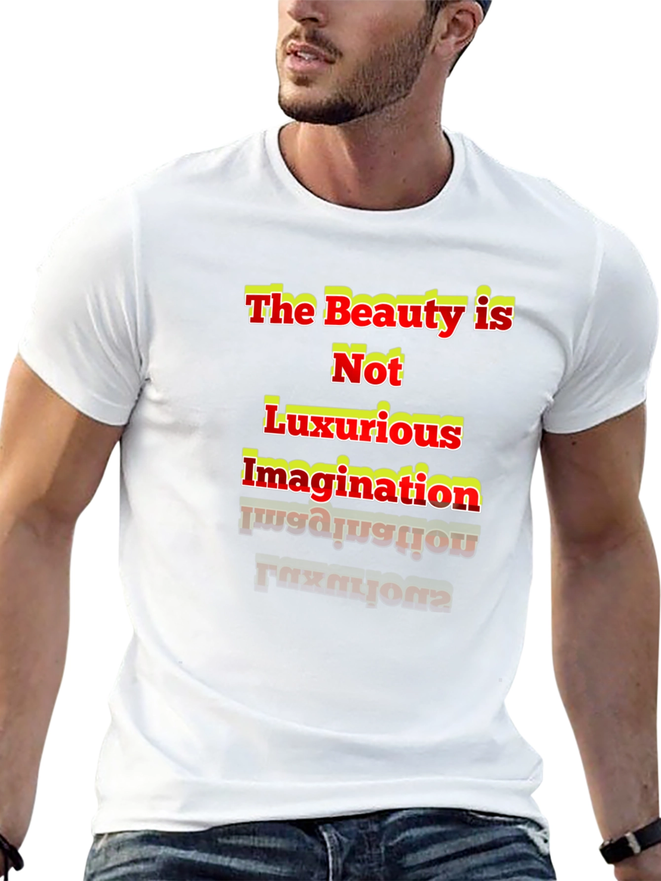 Inspirational Graphic Print Black T-Shirt