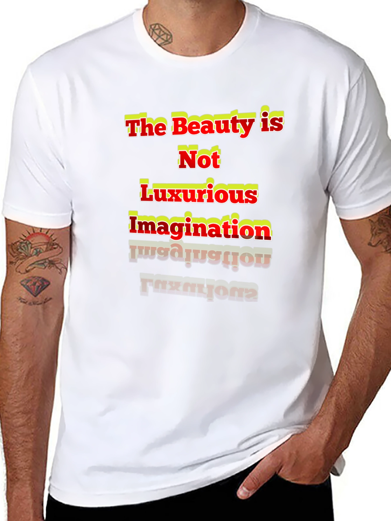 Inspirational Graphic Print Black T-Shirt