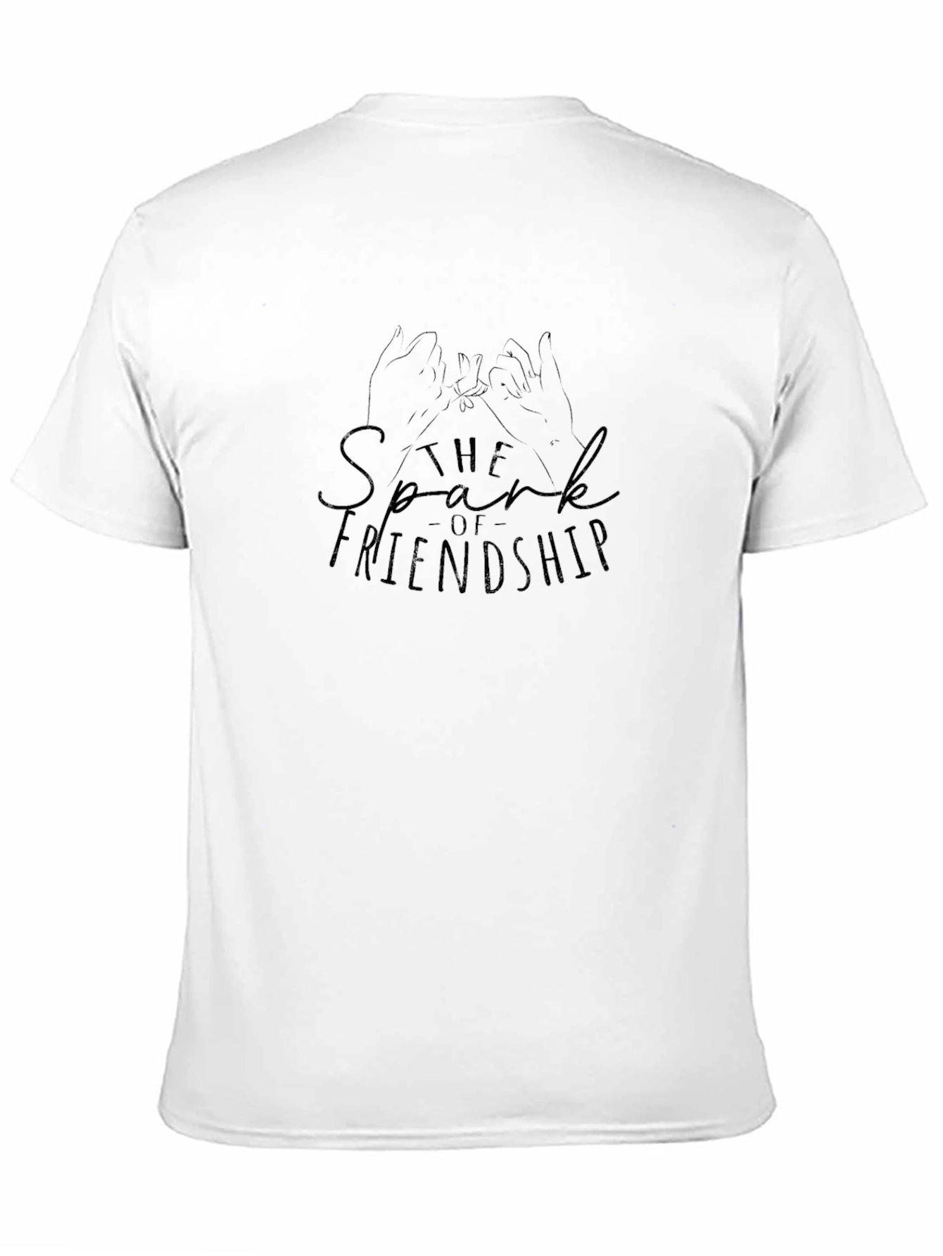 The Spark of Friendship Black T-Shirt