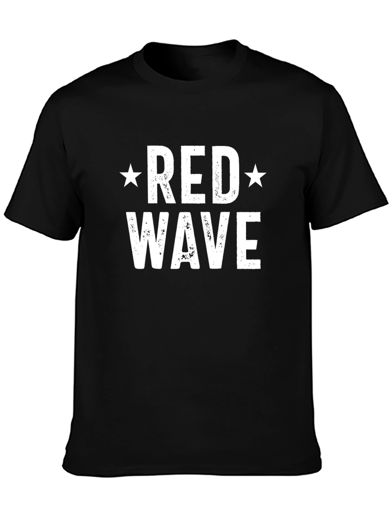 Red Wave Graphic Tee - Political Statement Shirt