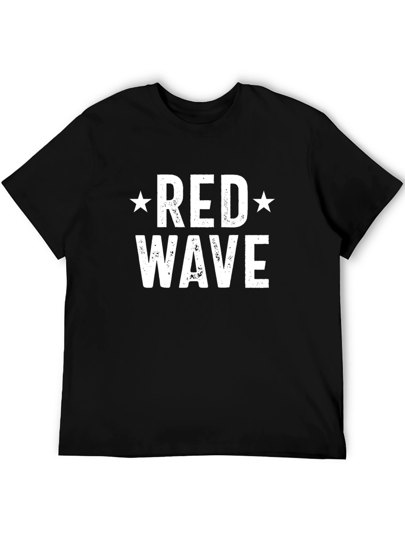 Red Wave Graphic Tee - Political Statement Shirt