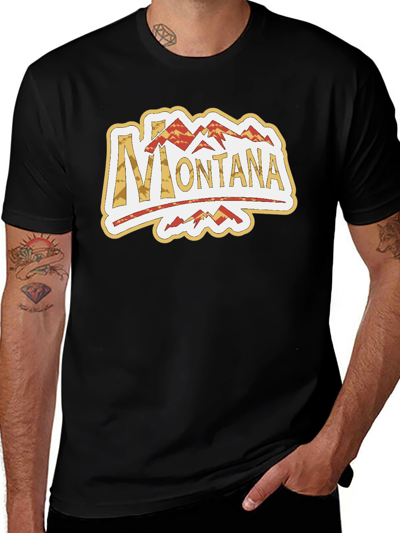 Montana Graphic Tee - Black Unisex T-Shirt
