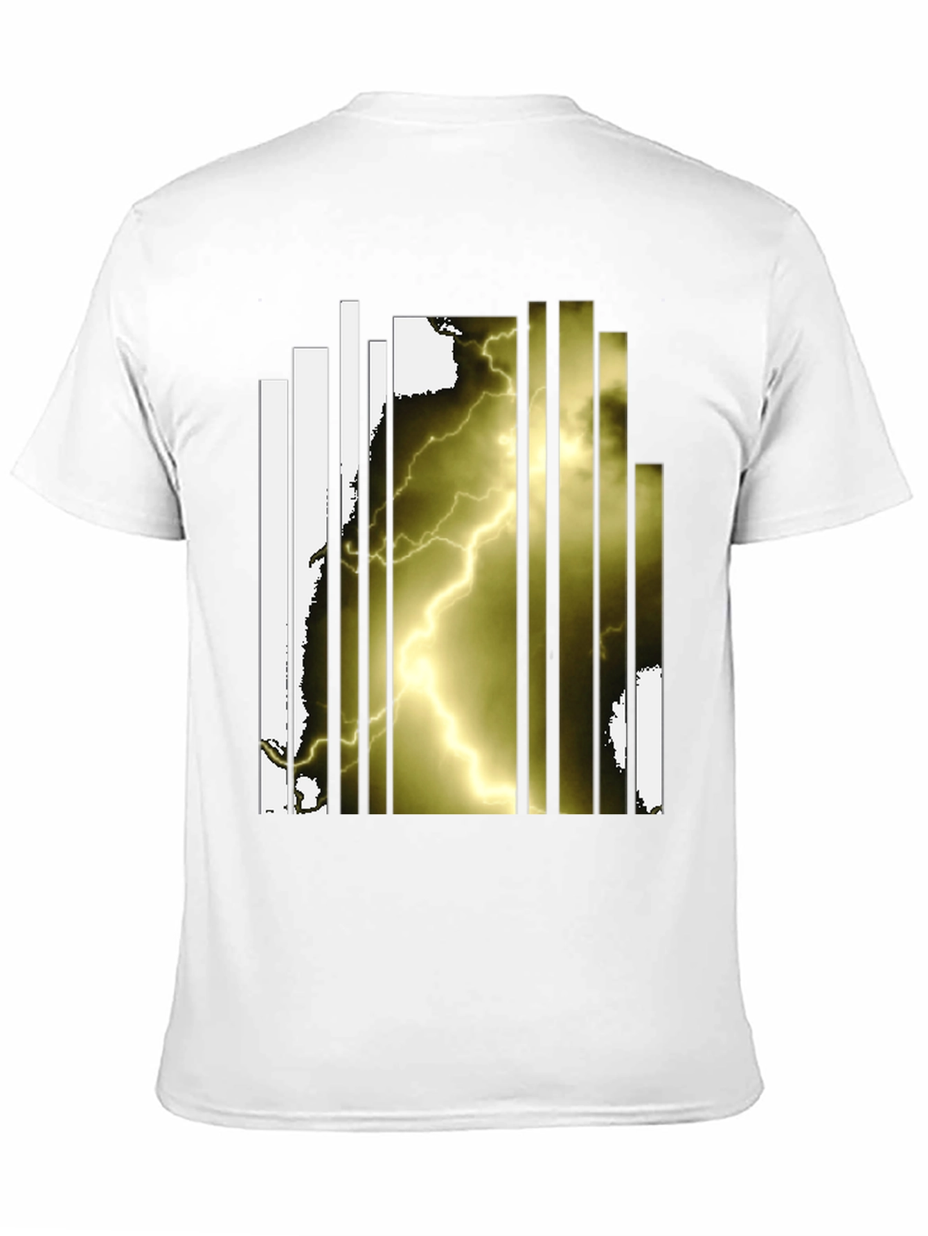 Lightning Graphic Black T-Shirt - Modern Design