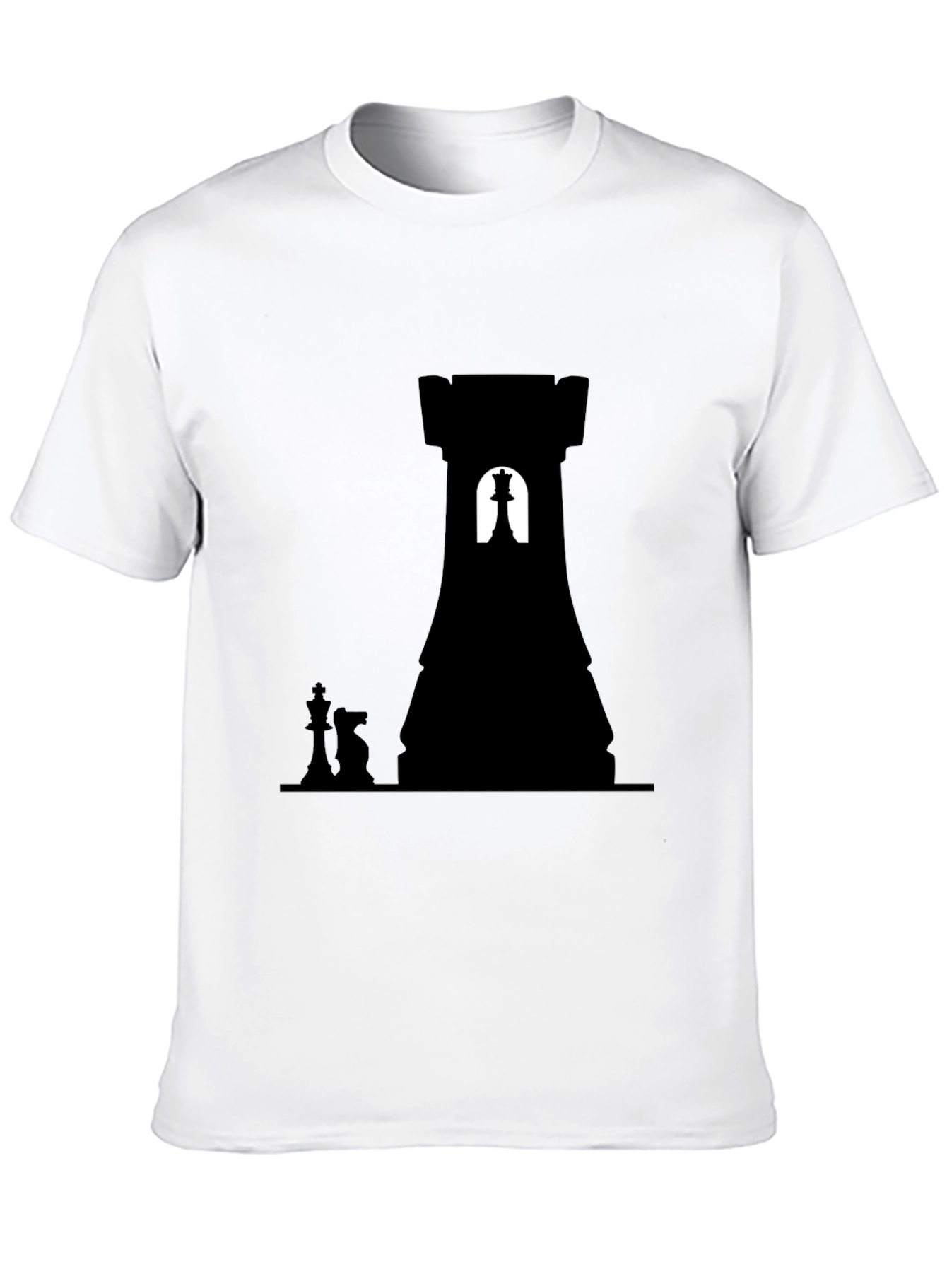 Chess Rook Queen King Tee - Strategic Style
