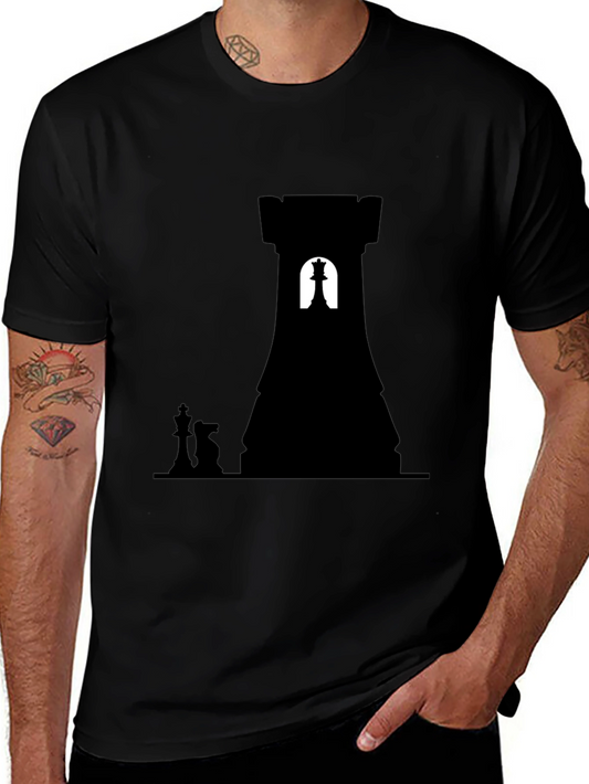Chess Rook Queen King Tee - Strategic Style