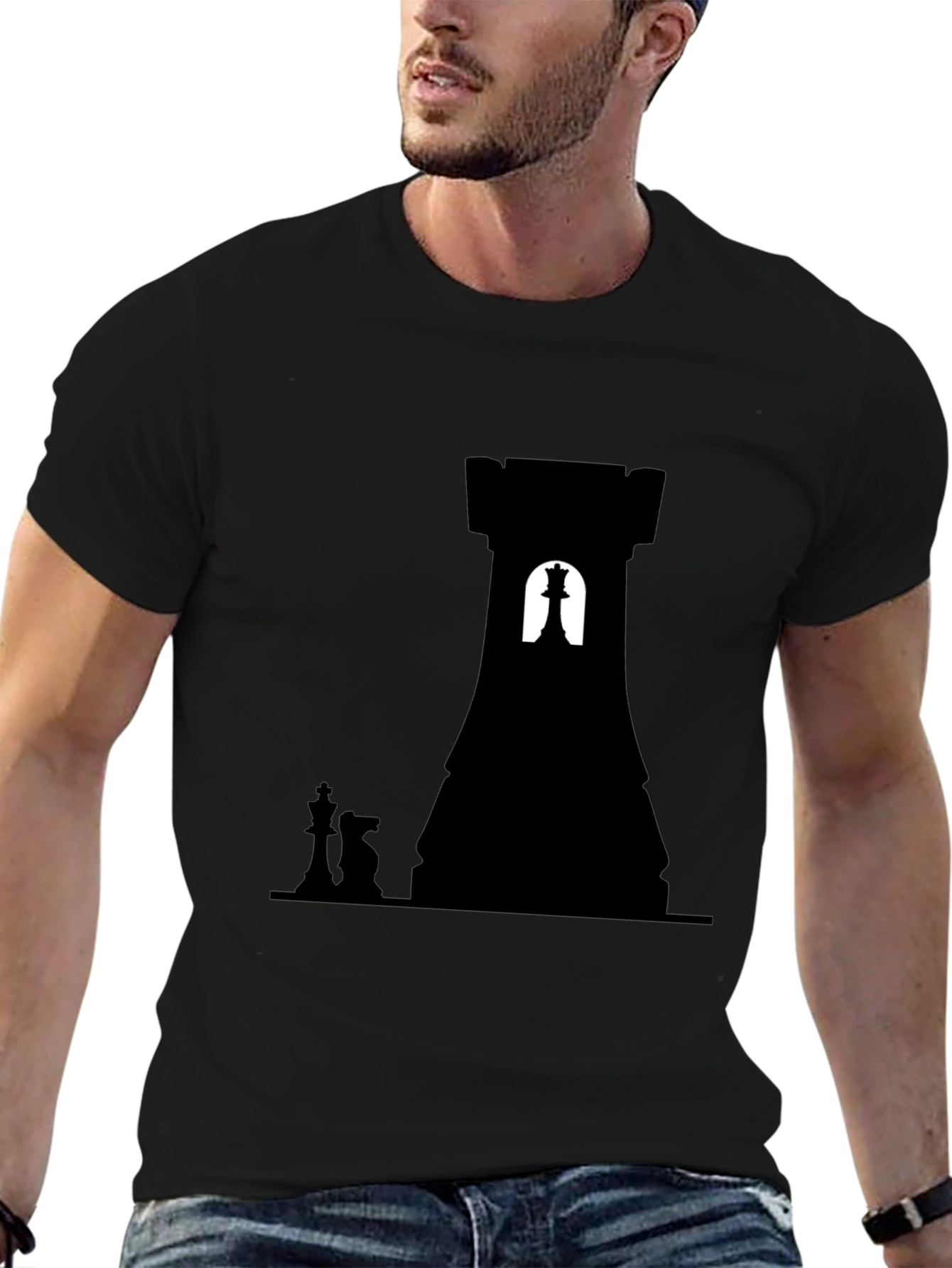 Chess Rook Queen King Tee - Strategic Style