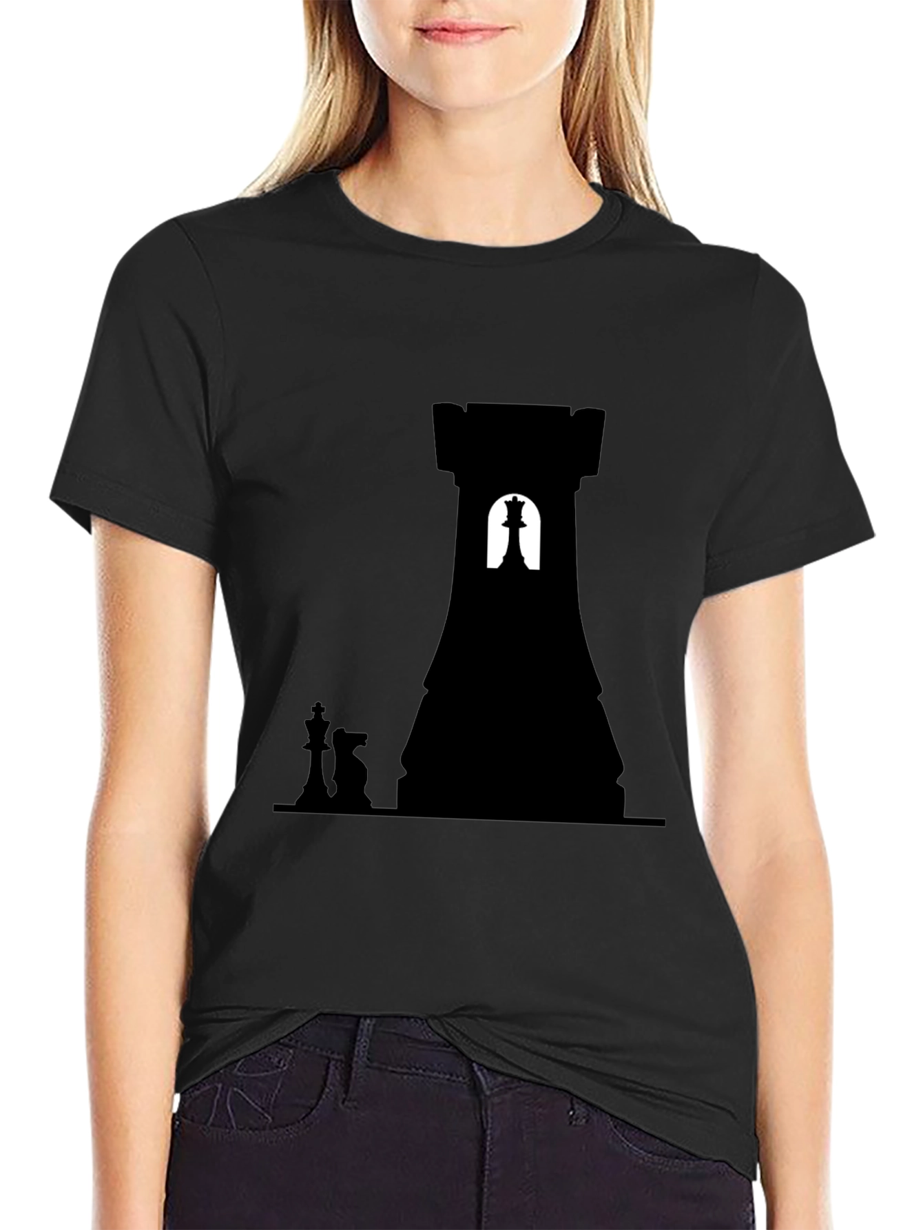 Chess Rook Queen King Tee - Strategic Style