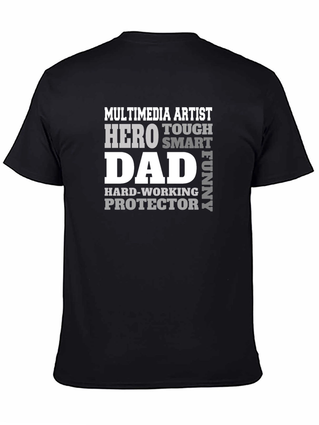 Multimedia Artist Dad Graphic T-Shirt