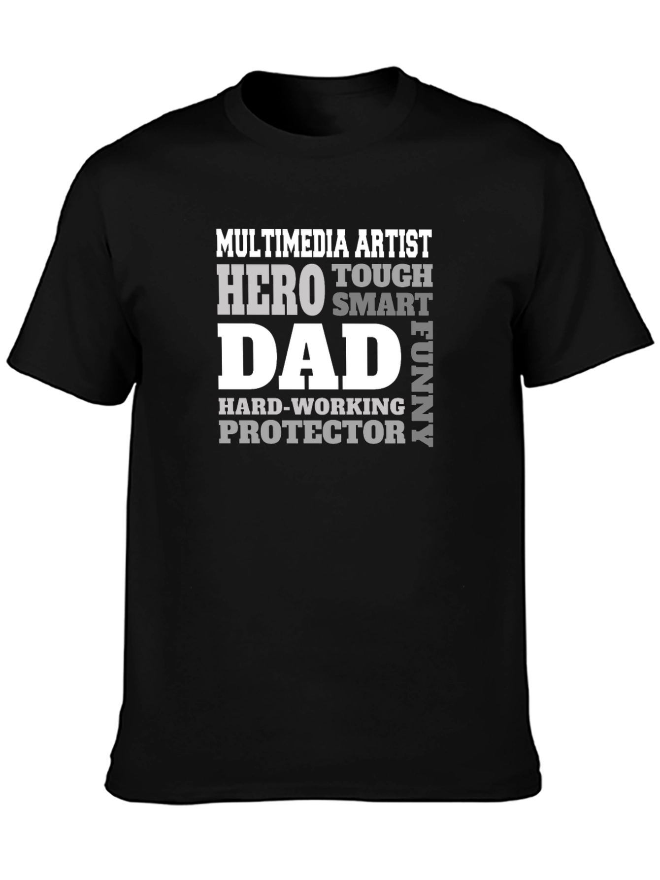 Multimedia Artist Dad Graphic T-Shirt