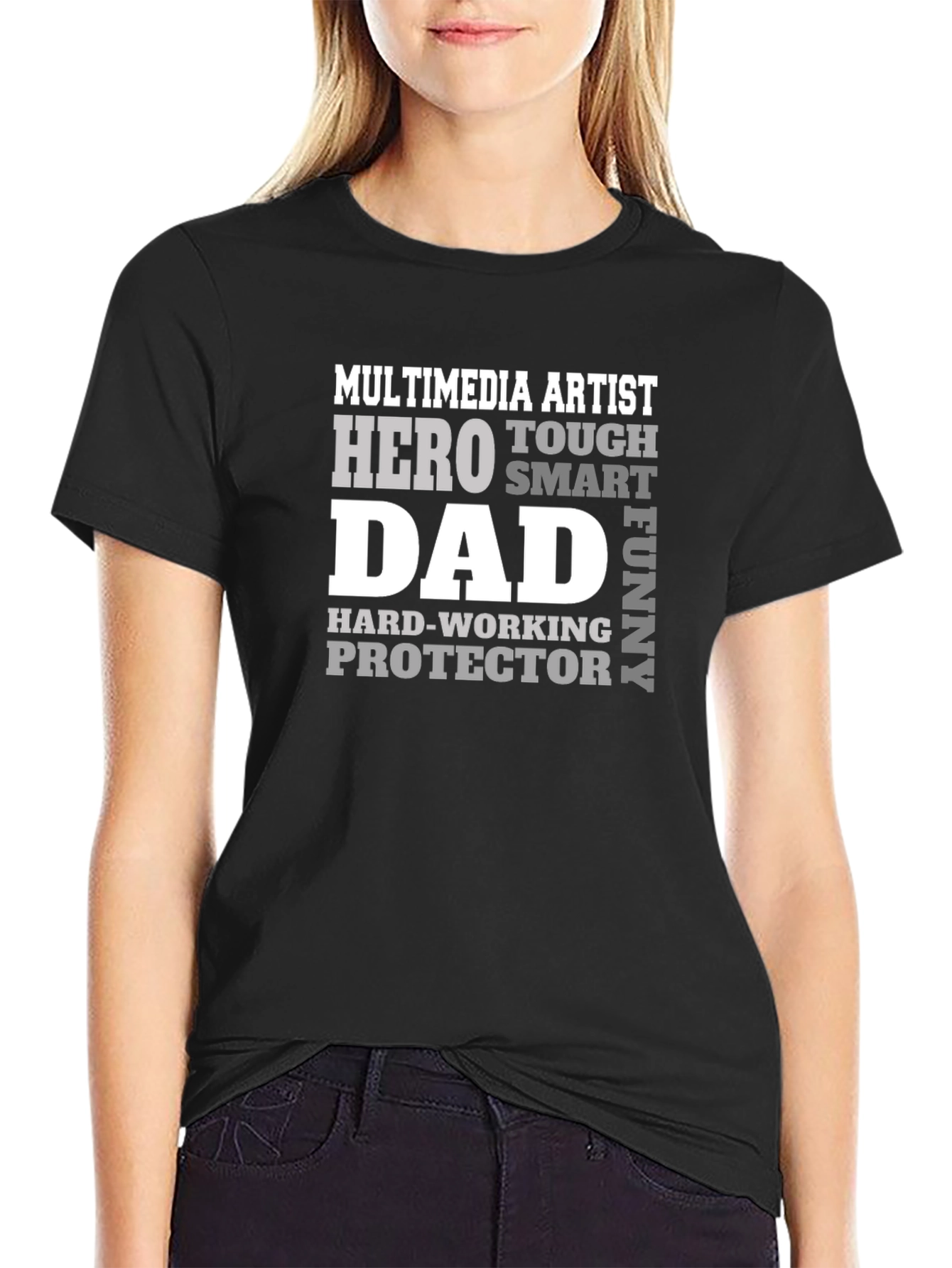 Multimedia Artist Dad Graphic T-Shirt