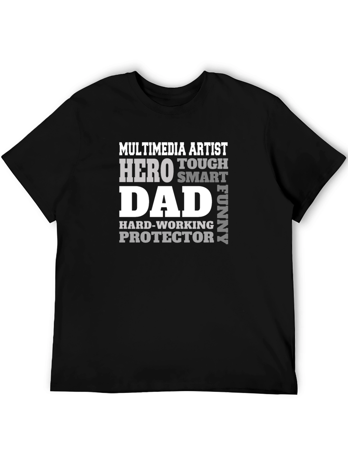 Multimedia Artist Dad Graphic T-Shirt