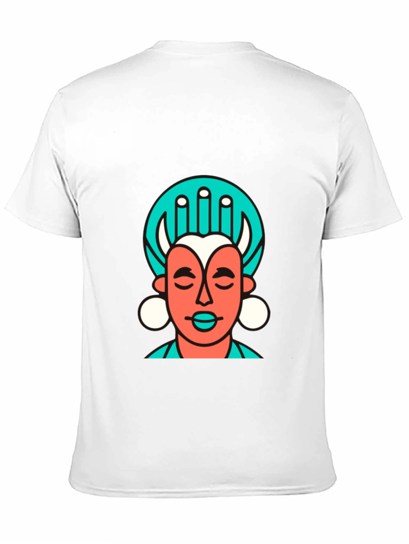 Abstract Graphic Tee - Black