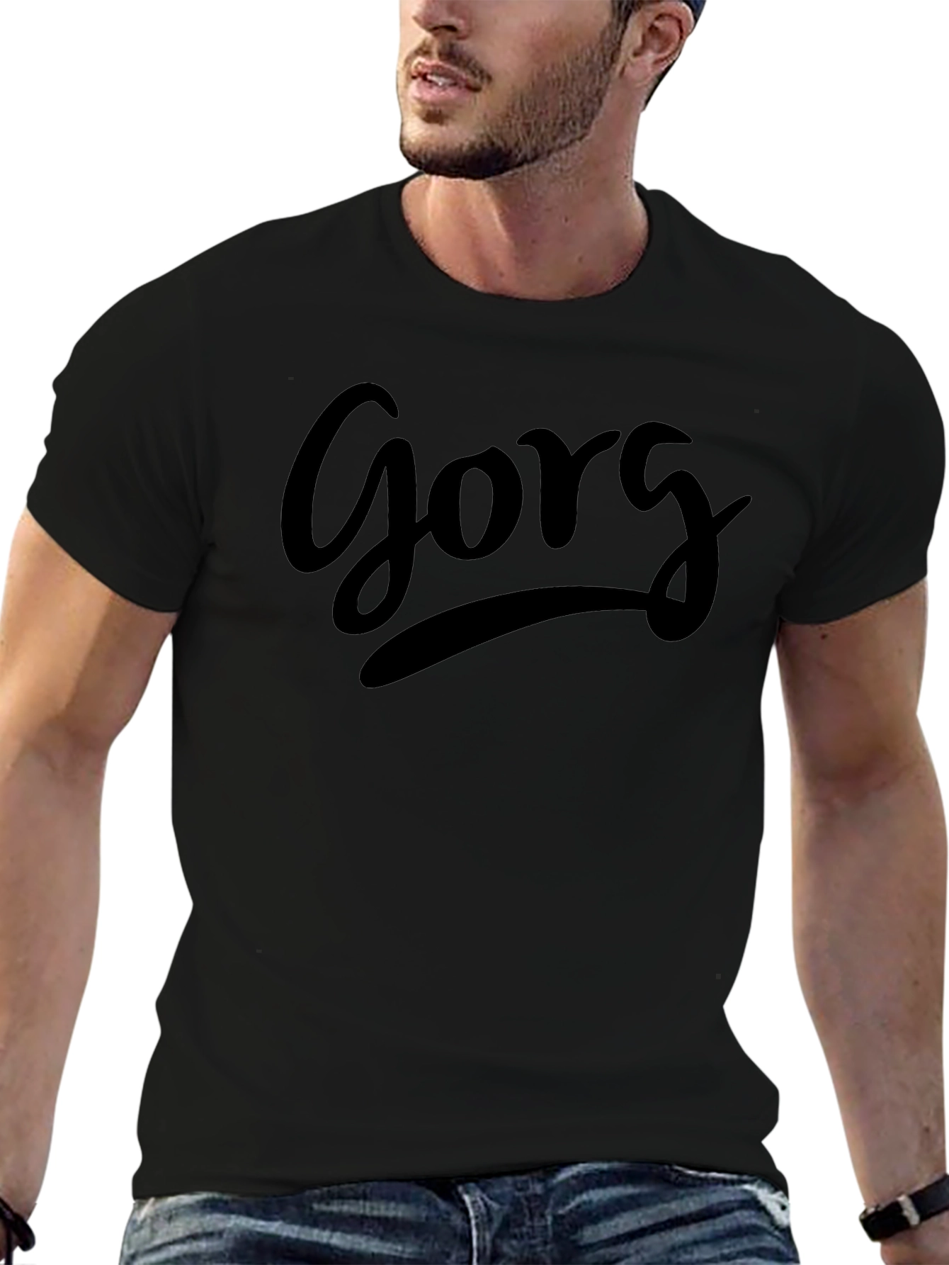 Gorg Graphic Tee - Stylish Black T-Shirt