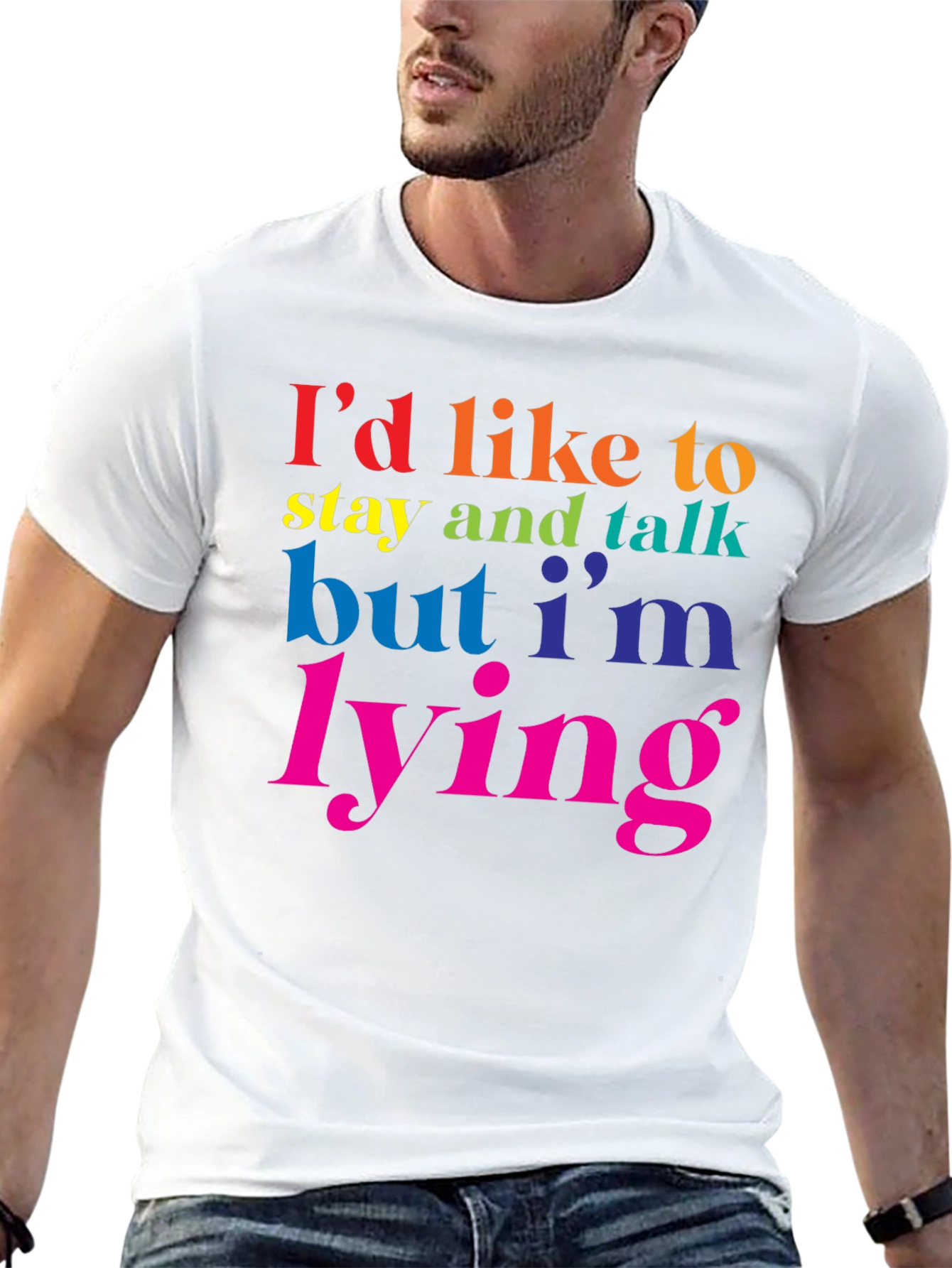 Funny Rainbow Lie T-Shirt