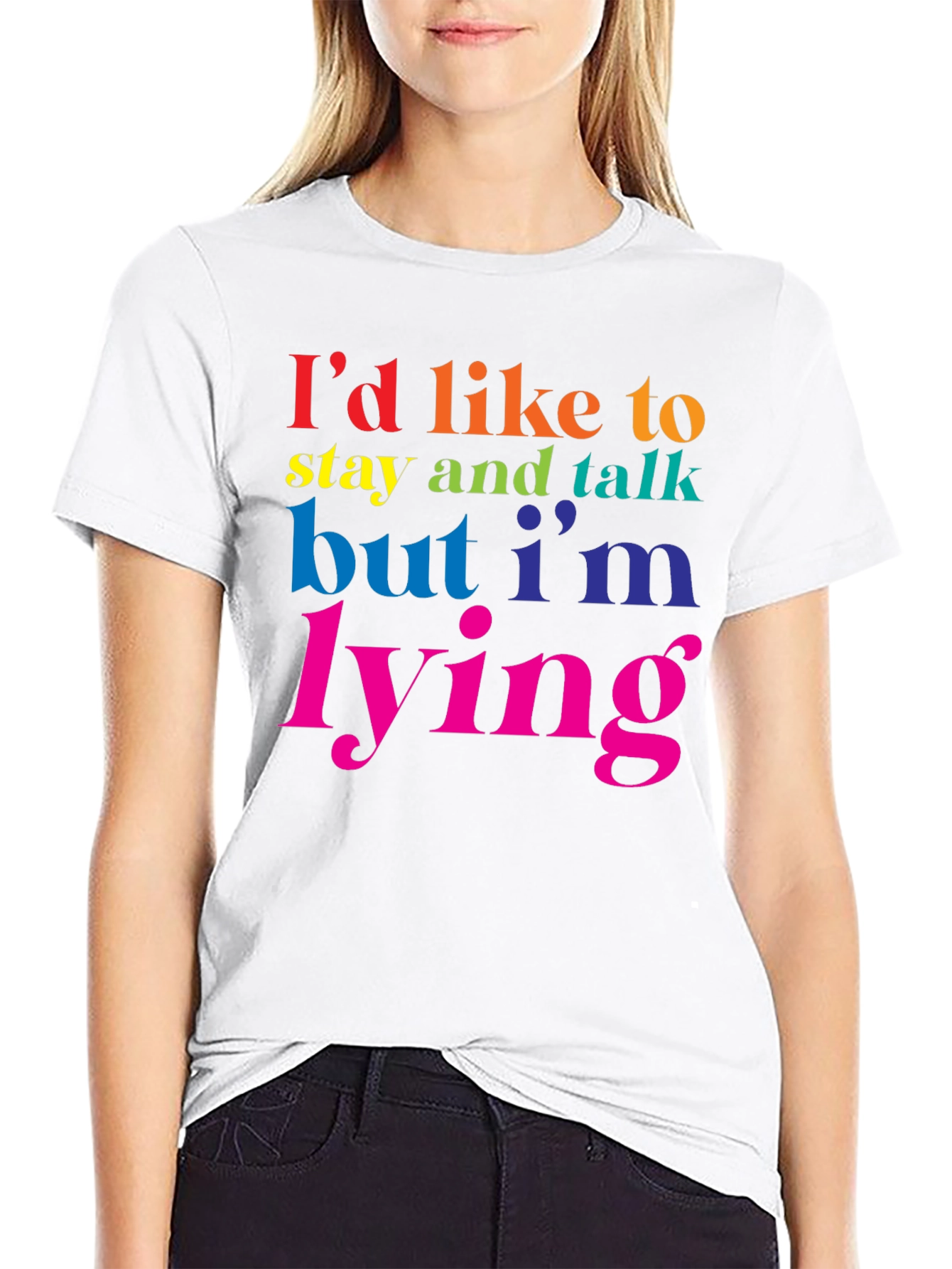 Funny Rainbow Lie T-Shirt