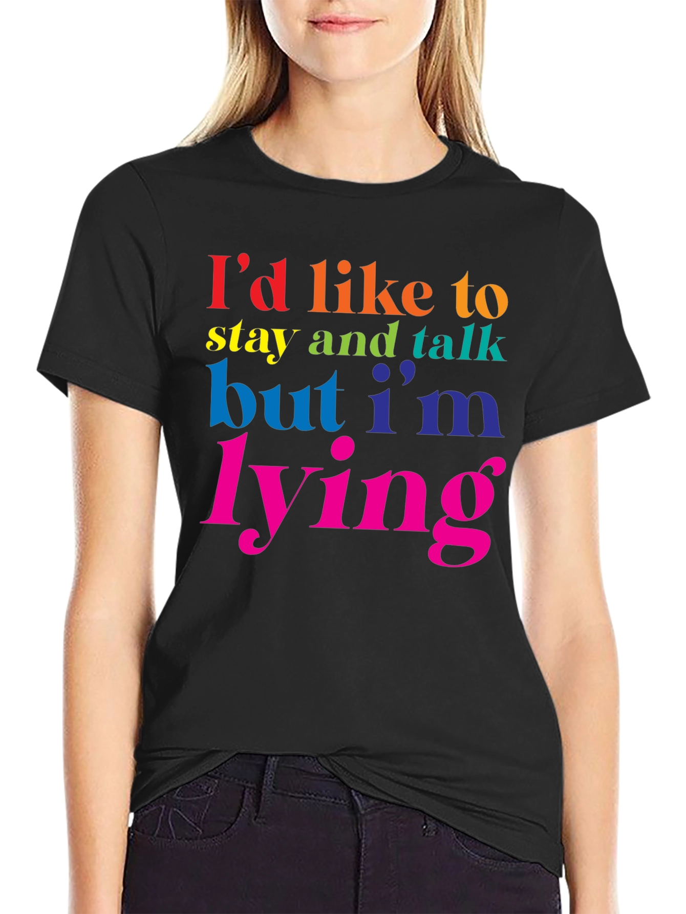 Funny Rainbow Lie T-Shirt