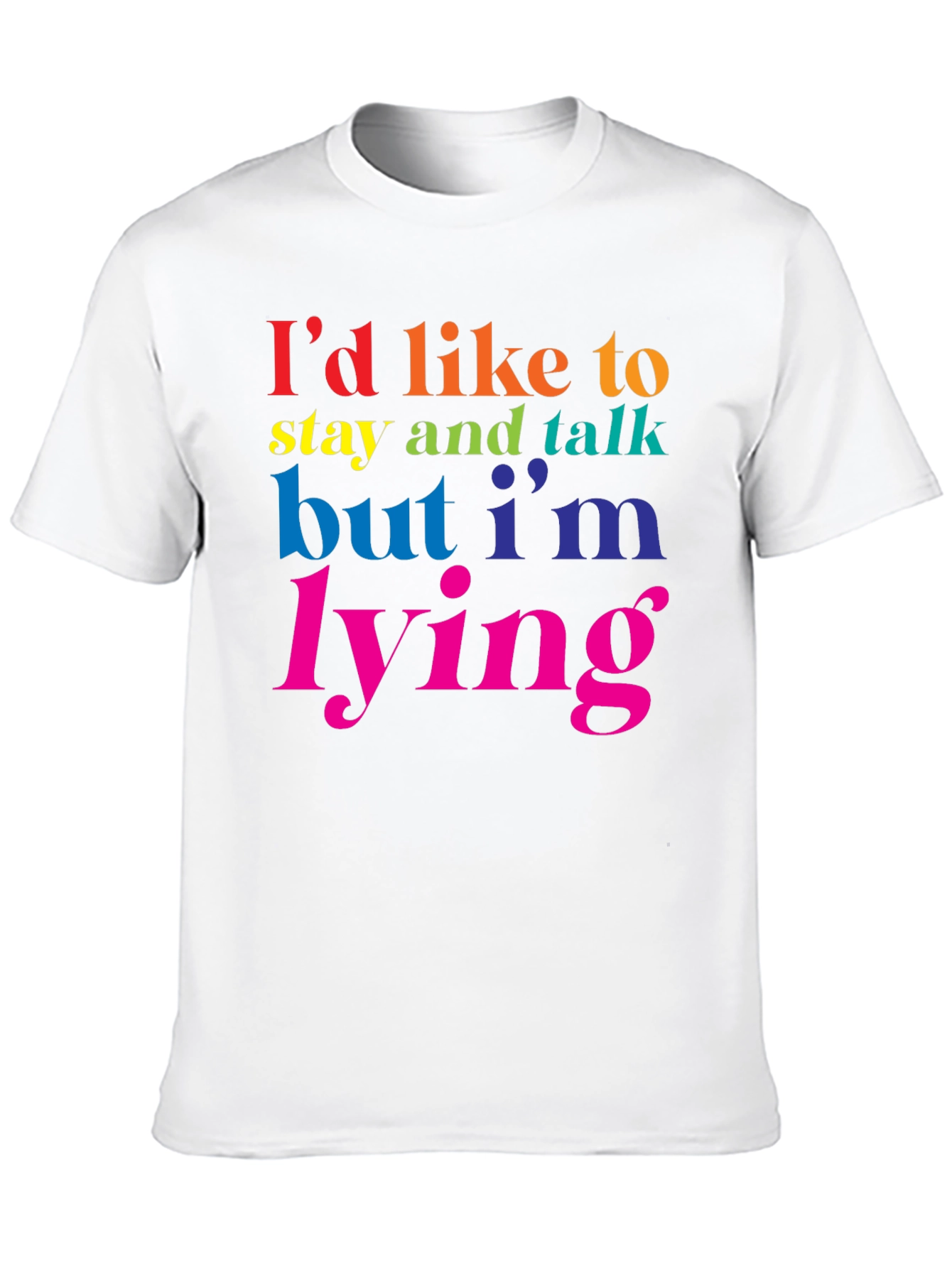 Funny Rainbow Lie T-Shirt