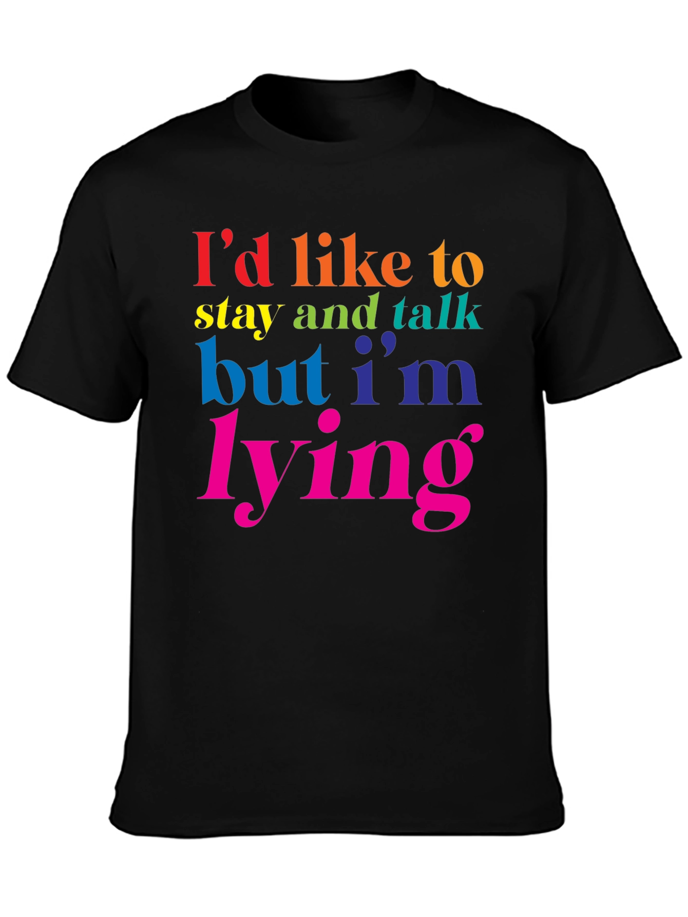 Funny Rainbow Lie T-Shirt