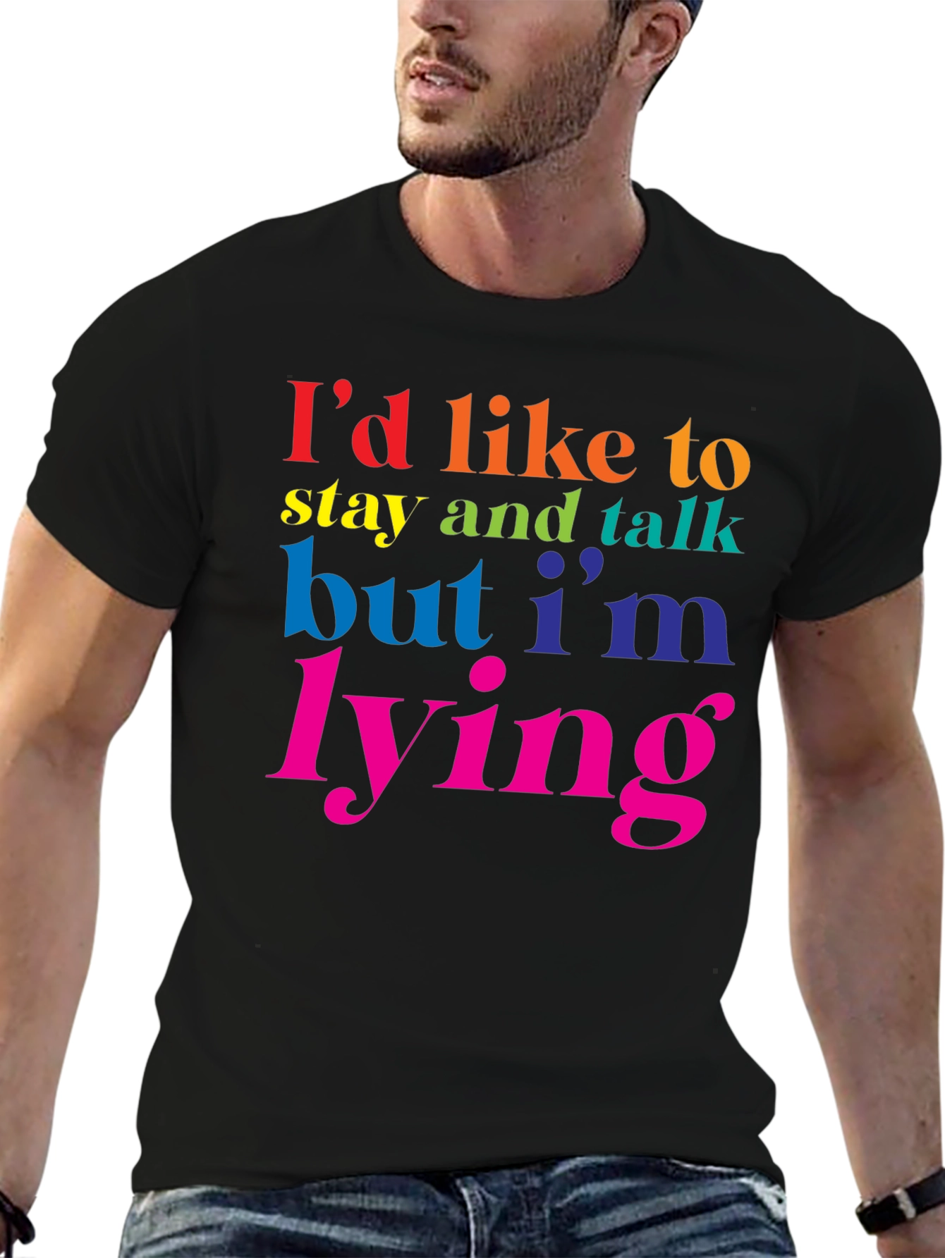 Funny Rainbow Lie T-Shirt