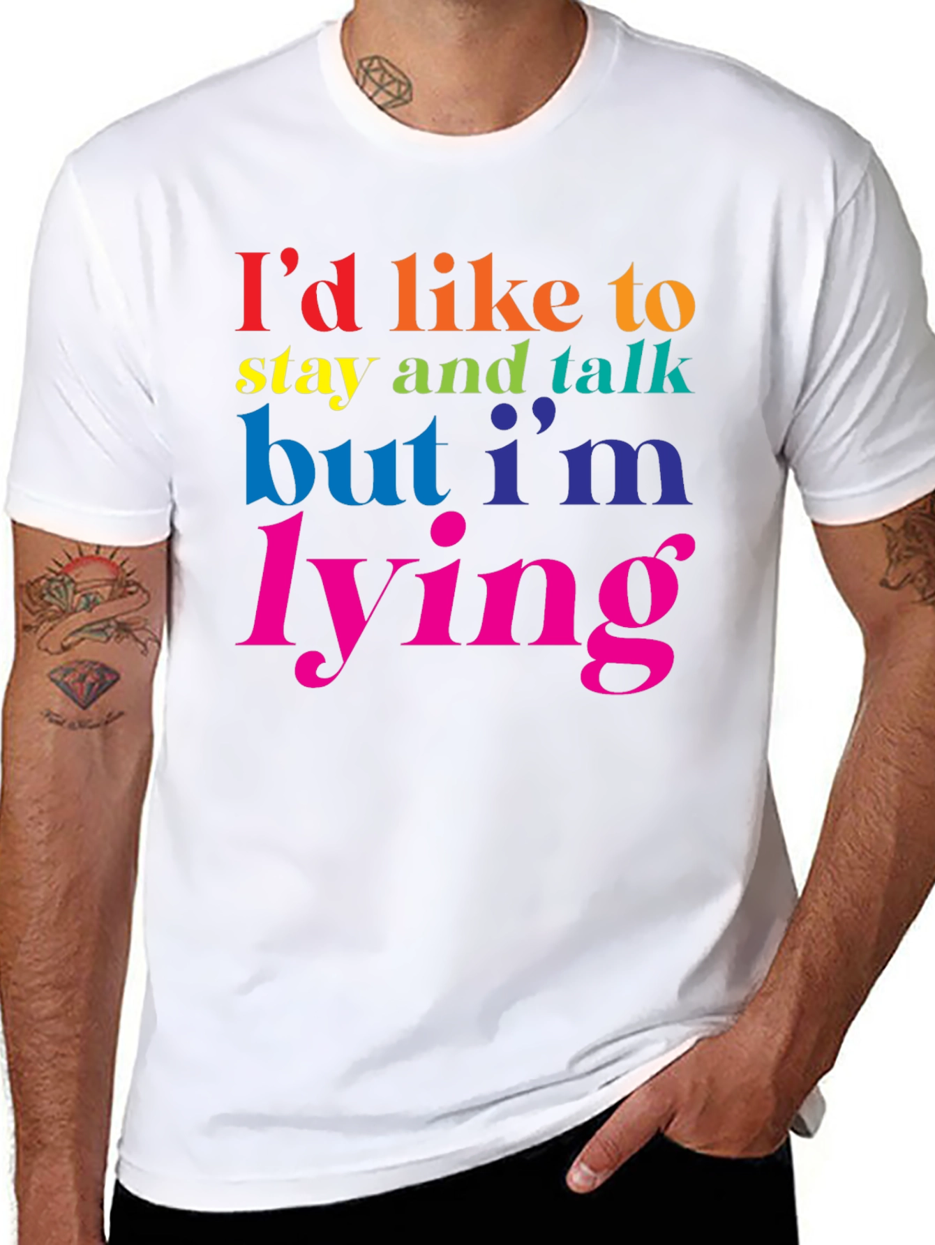 Funny Rainbow Lie T-Shirt