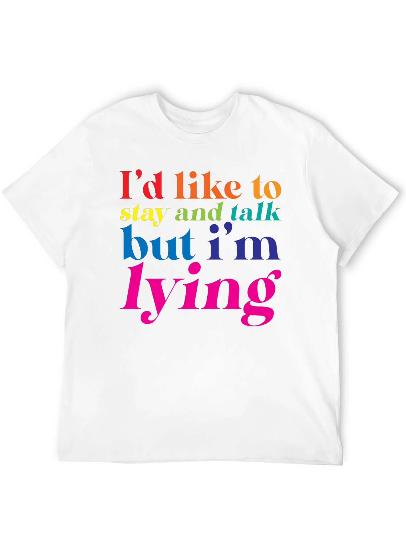 Funny Rainbow Lie T-Shirt