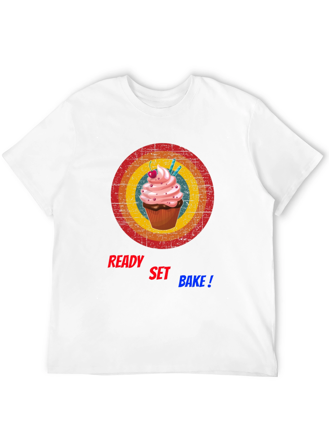 Ready Set Bake T-Shirt - Cupcake Design