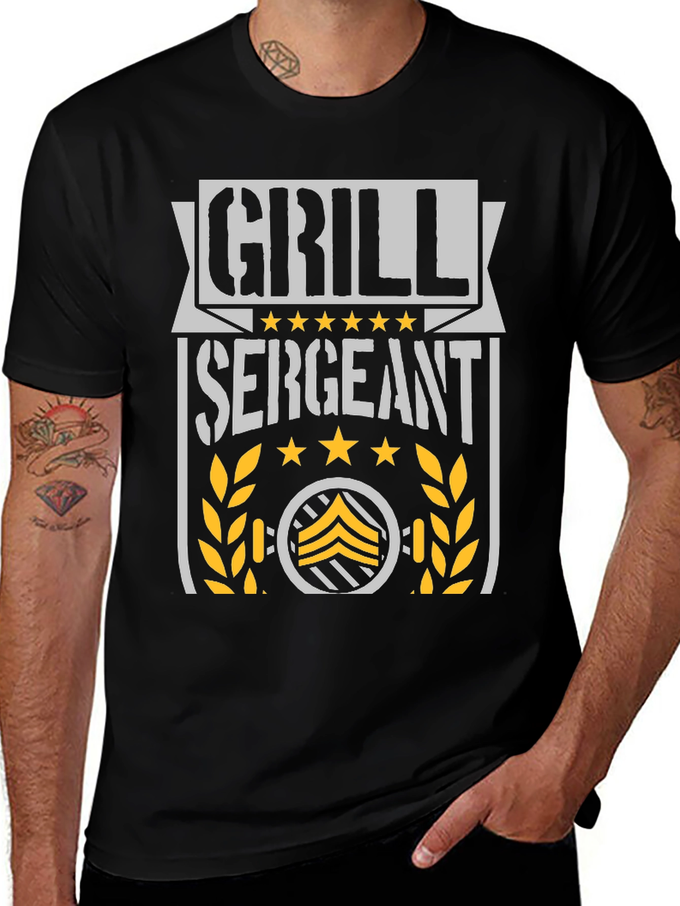 Grill Sergeant Graphic T-Shirt