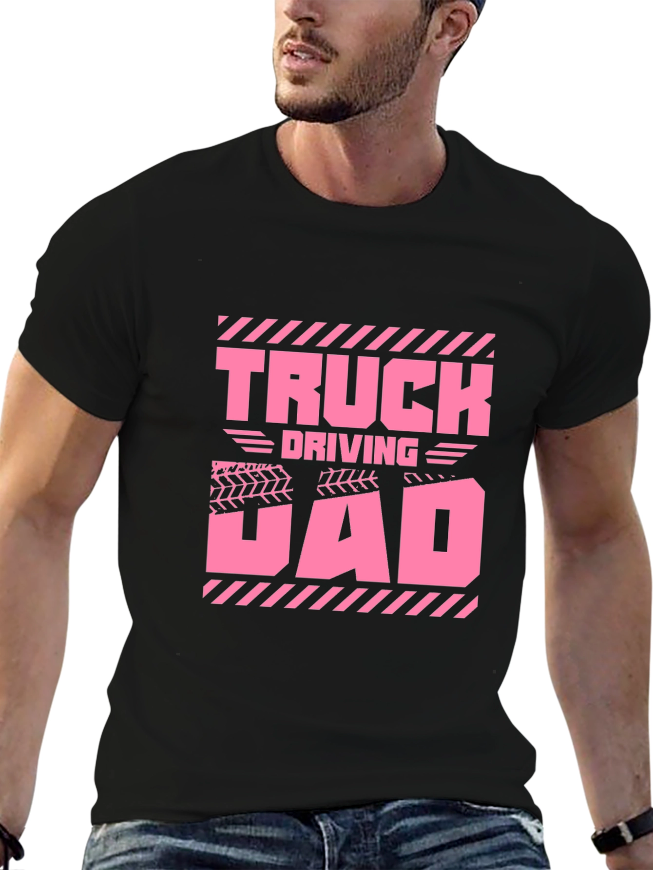 Truck Driving Dad Graphic T-Shirt