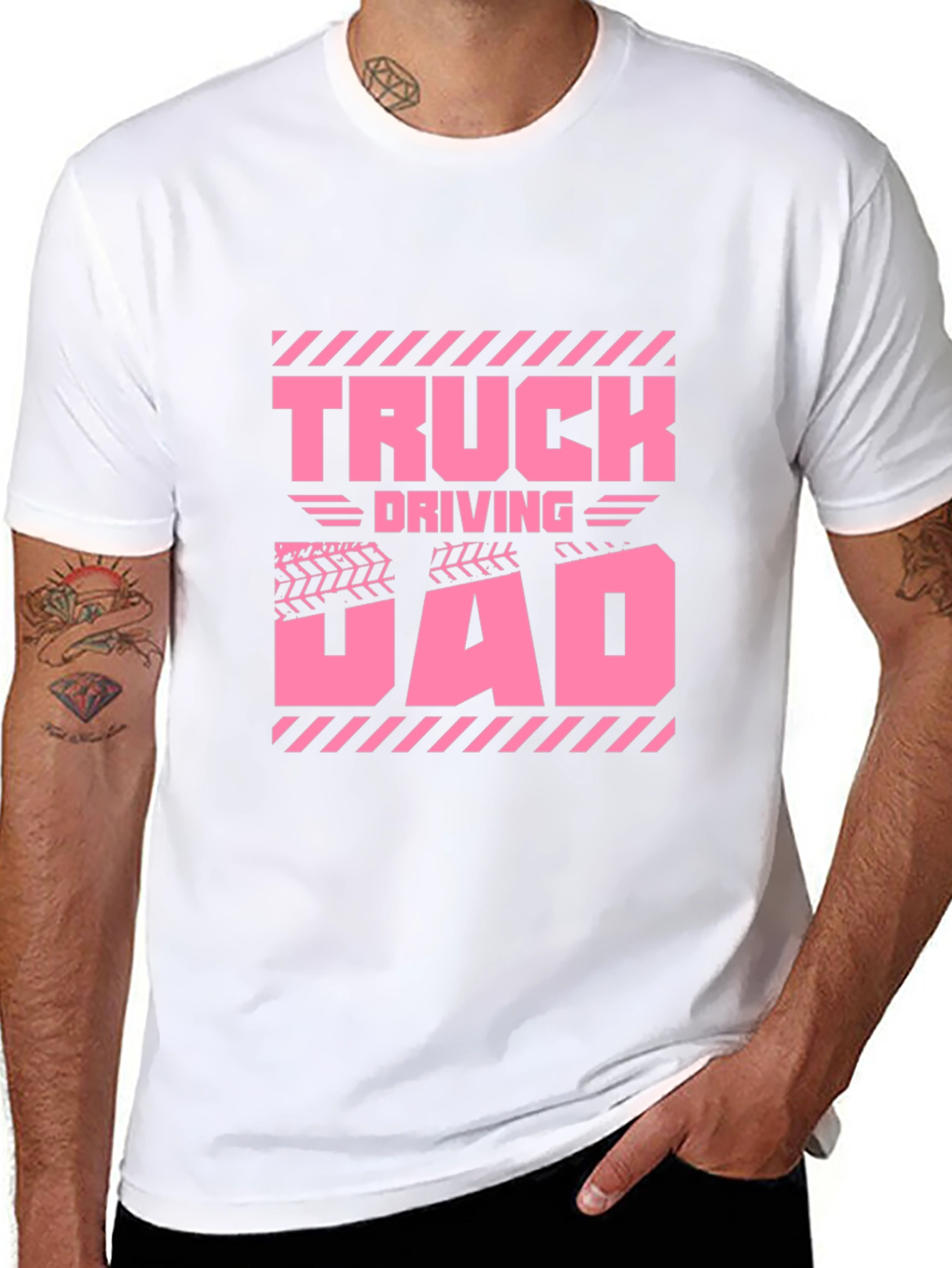 Truck Driving Dad Graphic T-Shirt