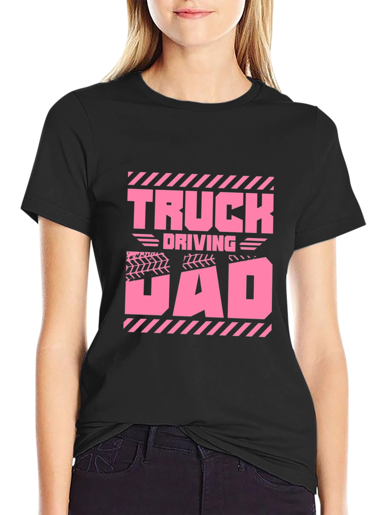 Truck Driving Dad Graphic T-Shirt