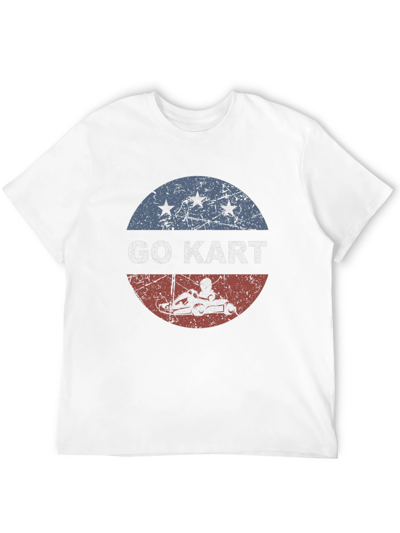Go Kart T-Shirt - Patriotic Karting Tee
