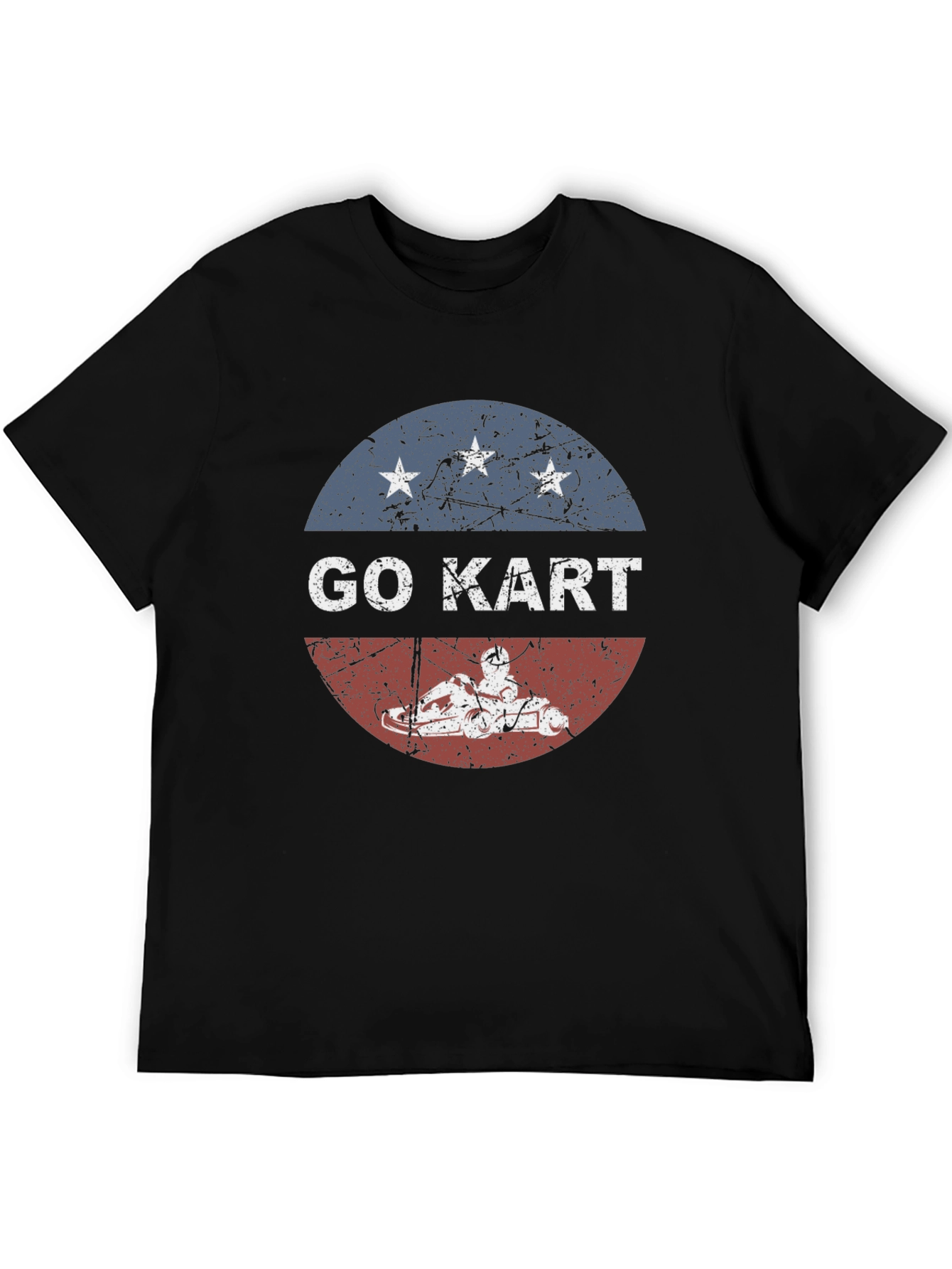 Go Kart T-Shirt - Patriotic Karting Tee