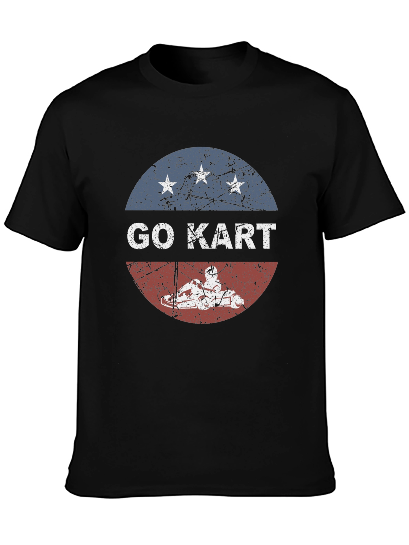 Go Kart T-Shirt - Patriotic Karting Tee
