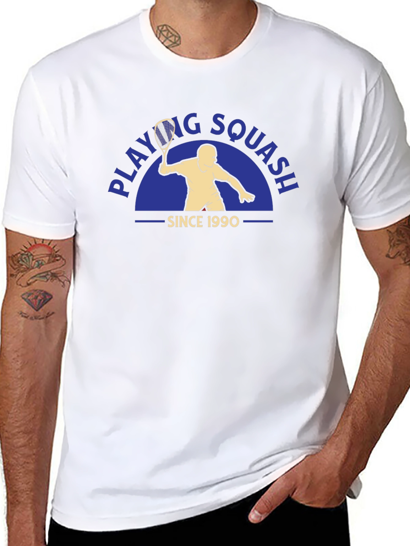 Squash Player T-Shirt - Since 1990 Graphic Tee