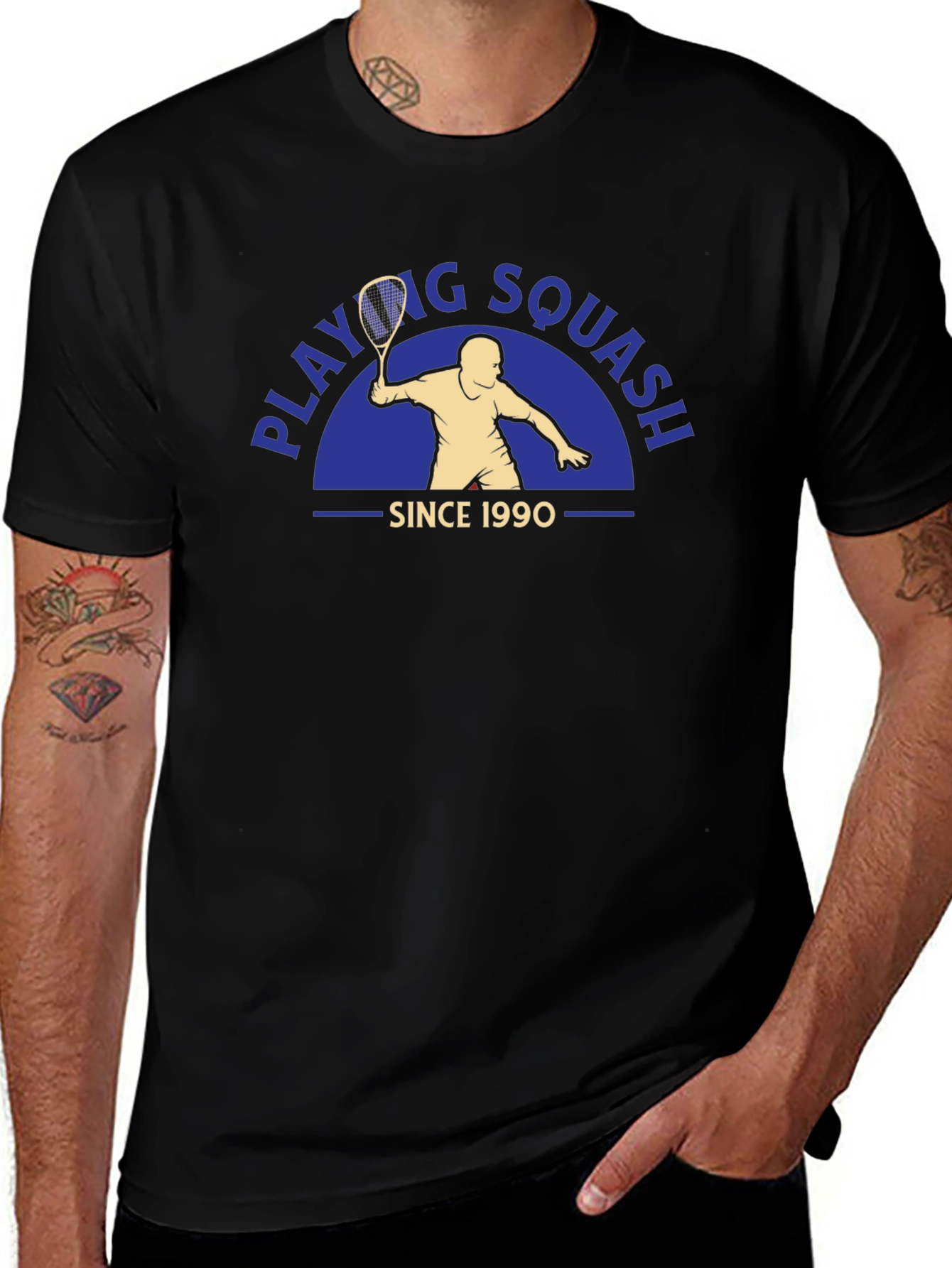 Squash Player T-Shirt - Since 1990 Graphic Tee