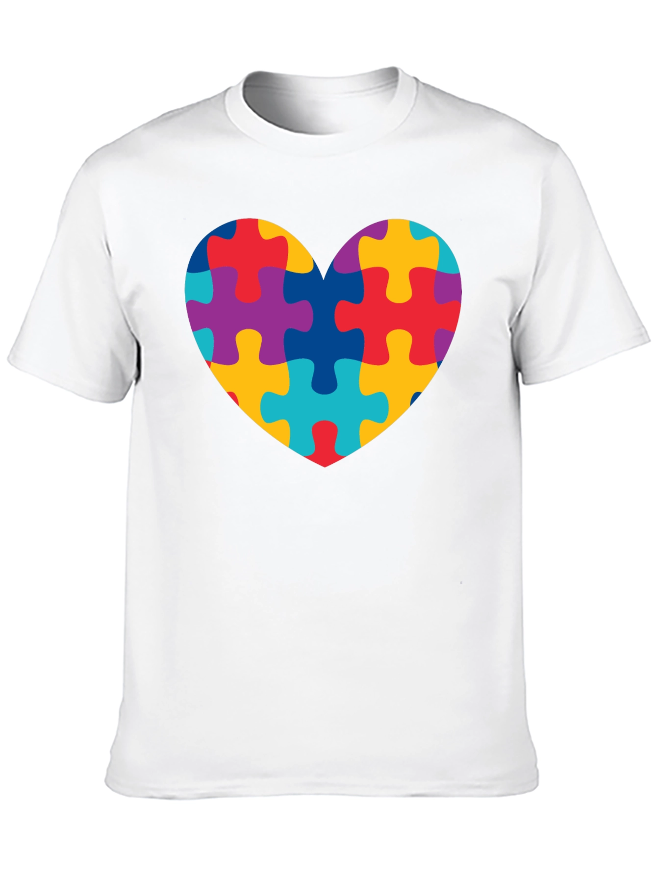 Autism Awareness Puzzle Heart T-Shirt