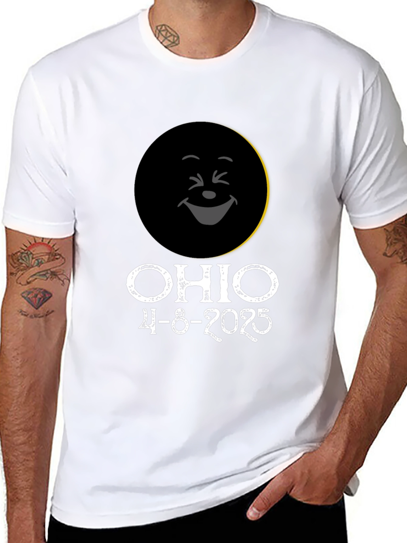 Ohio Eclipse 2024 T-Shirt April 8th Eclipse Souvenir