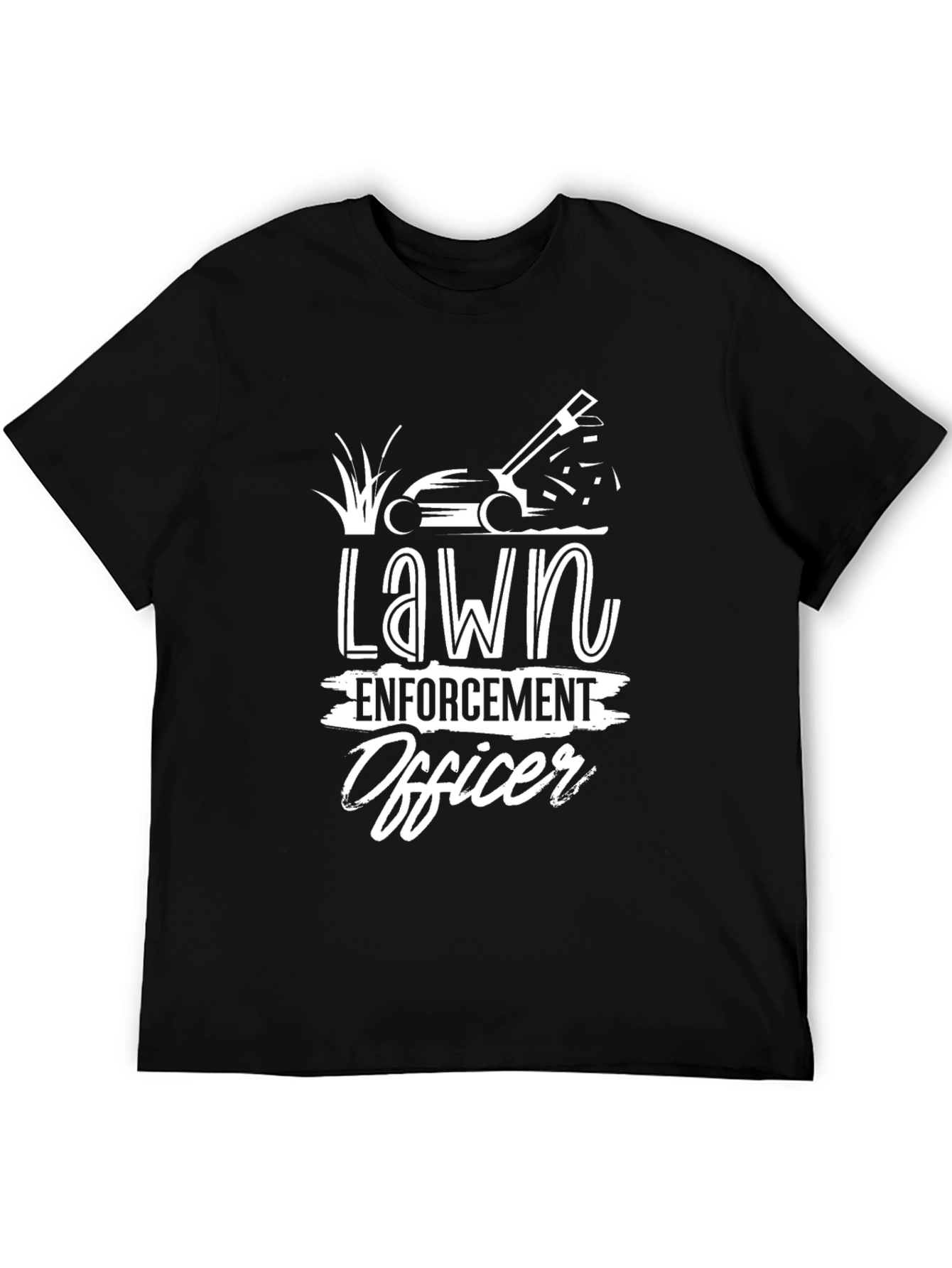 Lawn Enforcement Officer Graphic Tee
