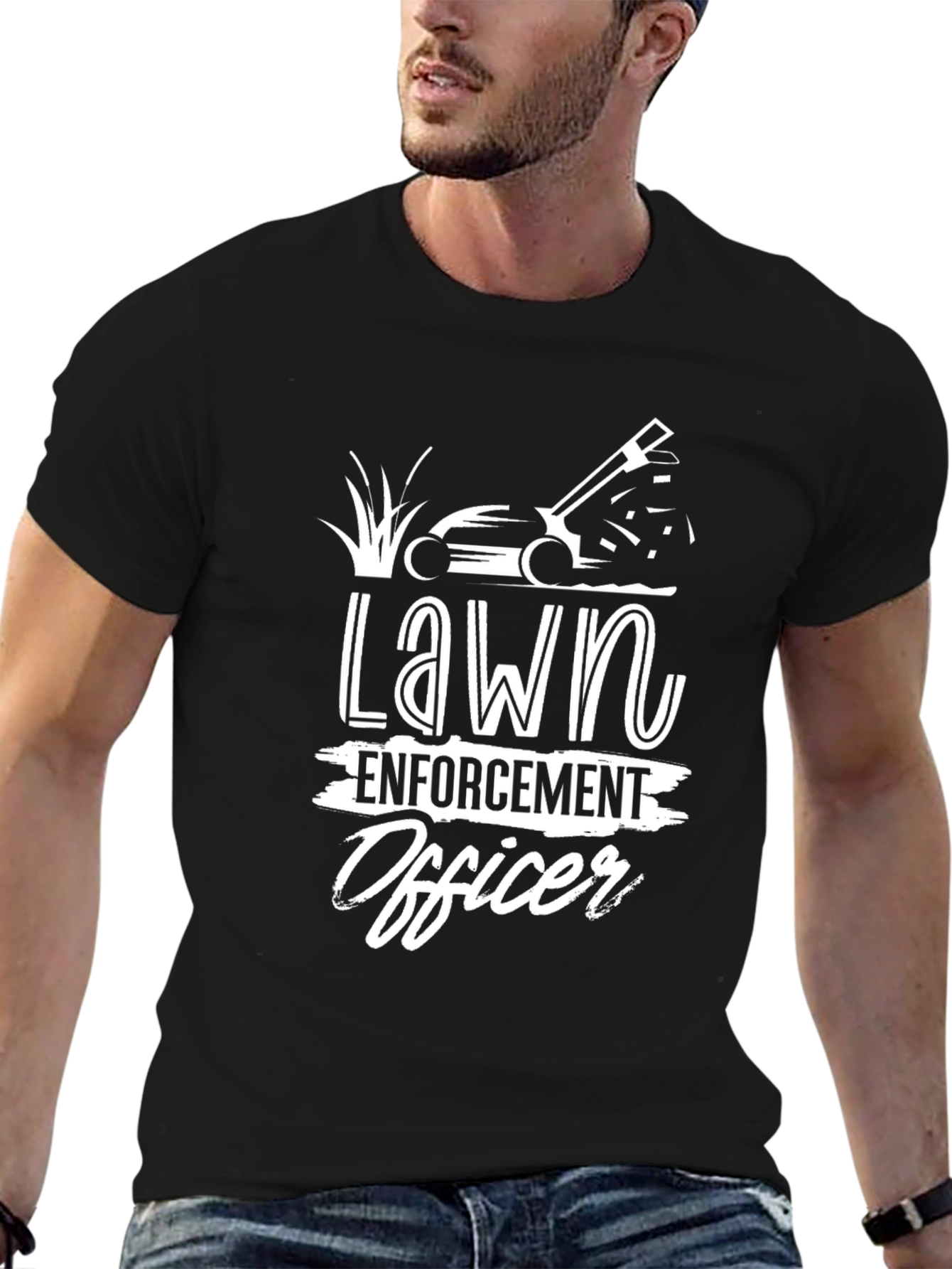 Lawn Enforcement Officer Graphic Tee