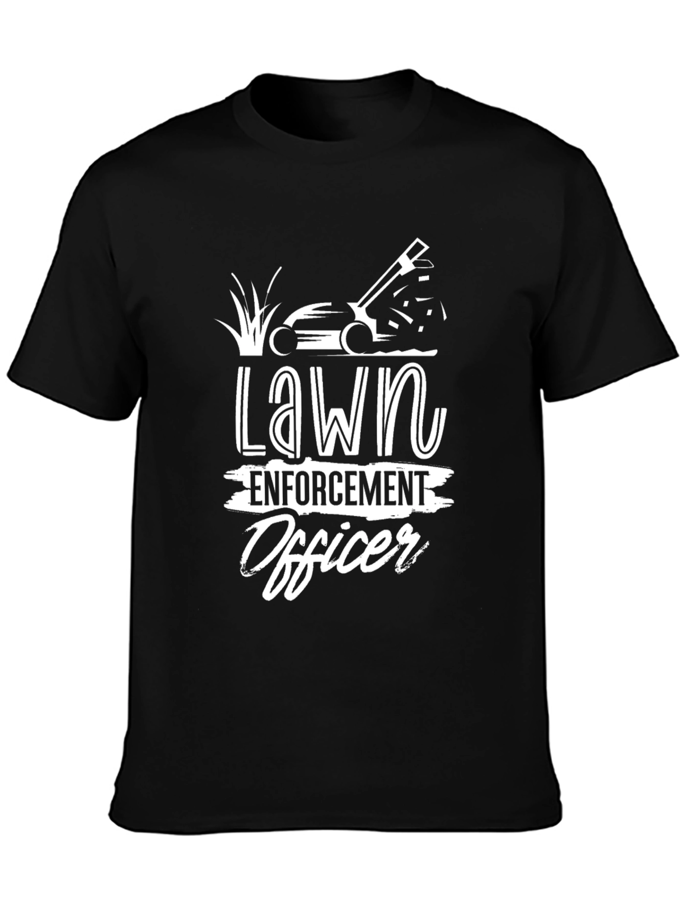 Lawn Enforcement Officer Graphic Tee